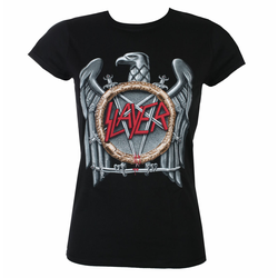 Metal ženska majica Slayer - Silver Eagle - ROCK OFF - SLAYTEE02LB
