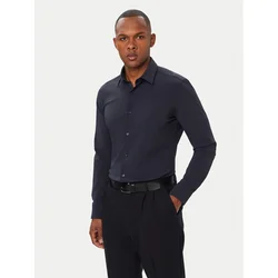 BOSS Srajca P-Hank 50555747 Mornarsko modra Slim Fit