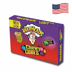 Warheads Chewy Cubes - žvečjivi bonboni v obliki kock, 113g