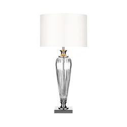 Där Lighting HIN4208 - Stona lampa HINTON 1xE27/60W/230V bela/sjajni hrom