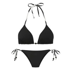 FRENCH CONNECTION Bikini črna/off-bela