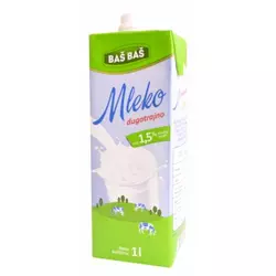 MLEKO UHT 1,5%MM 1L BAS BAS