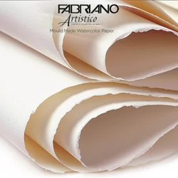Papir Watercolour Artistico extra white 56x76cm 640g (soft pressed/grana dolce) Fabriano 1/10