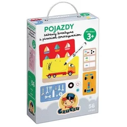 CzuCzu Vozila Izobraževalne igre z markerji in radirkami A
