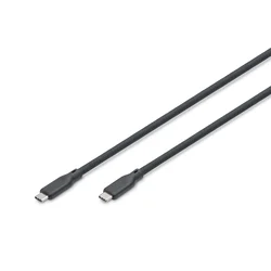 DIGITUS USB 3.2 kabel Tip C - C Silikon St/St 2m črn