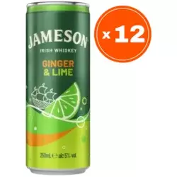 Jameson Koktel ginger lime, 0.25l, 12 komada