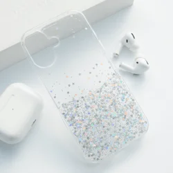Maska za telefon Stardust za iPhone 16 Pro Max, Srebrne boje