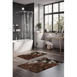 Lessentiel Maison Set prostirki za kupatilo CT-5032, 2 Komada, Braon
