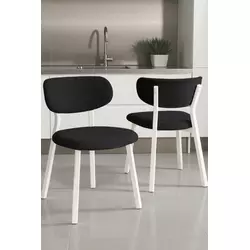 HANAH HOME Set stolica (6 delova) Toldy Anthracite White