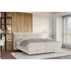 Boxspring Krevet Auris 180/200 cm , krem