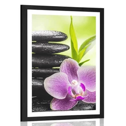 Plakat s paspartujem meditativna Zen kompozicija - 30x45 no frame