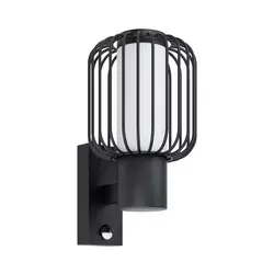 Eglo Rravello  spoljna zidna lampa/1, e27, 28w, ip44, senzor, pocinčani čelik/plastika/crno