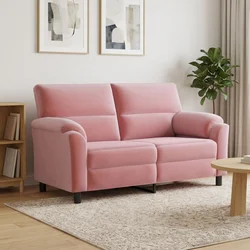 Vidaxl Kavč Roza 174 x 85 x 93 cm Žamet