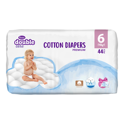 Violeta Cotton 6 pelene, Junior, 44/1 + vlažne maramice