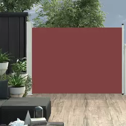 Den Zložljiva stranska tenda za teraso 100x500 cm rjava