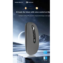 Venfish Bežični miš, Bluetooth, Sivi