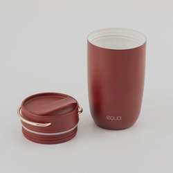 EQUA Cup, termo šalica od nehrđajućeg čelika za čaj/kavu, 300ml, Wine Not i Gold