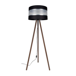 Podna lampa CORAL 1xE27/60W/230V smeđa/crna/hrom