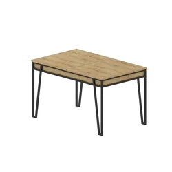 Hanah Home Pal Trpezarijski sto, Braon-Crna