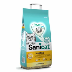 Sanicat Posip Za Mačke Clumping Unscented 8 L