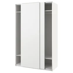 PAX / HASVIK Kombinacija garderobera, bela/bela, 150x66x236 cm