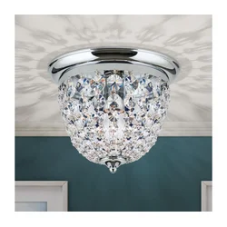 Orion DLU 1840/26-Kristalno stropno svetlo PLAFON 1xE27/40W/230V pr.26 cm hrom