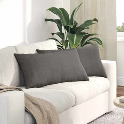 Jastučići za sofu 2 pcs Svijetlo siva 80 x 40 cm