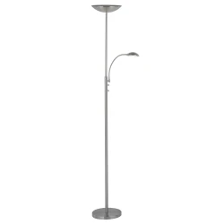 Brilliant - LED prigušiva podna lampa ROSANNA 2xLED/13W/230V mat hrom
