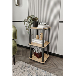 Hanah Home Polica za kuću Bookcase, 34x72x34 cm, Boje hrasta
