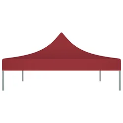Krov za šator za zabave 4,5 x 3 m bordo 270 g/m2