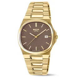 Boccia 3657-06 Herrenuhr Slim 39mm 5ATM