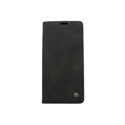 Maska za telefon LEATHER RETRO FLIP za Huawei P50 Pro, Crna