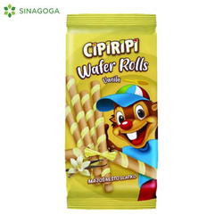 KEKS WAFFER CIPIRIPI ROLLS VANILLA 150G (36) SILBO