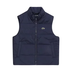 LACOSTE Brezrokavnik, modra