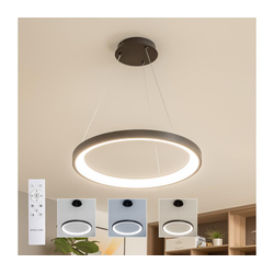 Brilagi - LED prigušiva luster na sajli FALCON SLIM LED/42W/230V prečnik 50 cm crna +DO