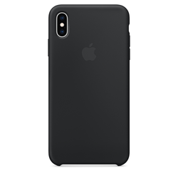 Ovitek za Apple iPhone XS Max, Silicone Case - Black