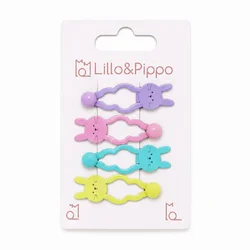 Lillo&Pippo šnalice za kosu 4/1 zeke