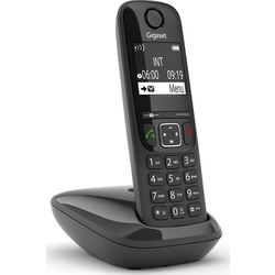 Gigaset AS690 - Brezžični telefon DECT/GAP, črn