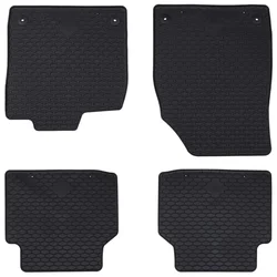 Auto tepih 4 pcs Crna prikladno za Audi Q4 etron 2022- Guma