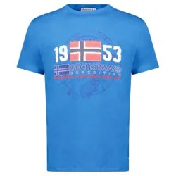 GEOGRAPHICAL NORWAY Majica kratak rukav japigal db royal blue men 254 M