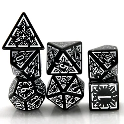 shumee Erebus RPG kocke - komplet 7 kock Bog teme