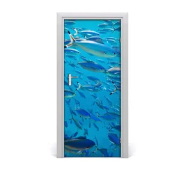tulup.si Nalepka na vratih Coral ribe 85x205 cm
