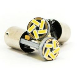 Einparts LED avtomobilska žarnica BA9S 15SMD 4014 CANBUS 12V 6000K paket 2 [EPL273]