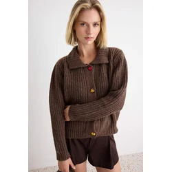 Trendyol ženski duks Milla Brown Twoaw27Hi00182
