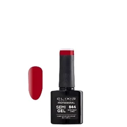 Elixir Gel lak za nokte 844 Dark Candy Apple, 8ml, Crveni