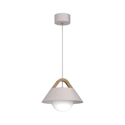 Luster na sajli FUNDA 1xE27/15W/230V krem boje