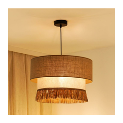 Brilagi - Luster na sajli WINNETOU BOHO 1xE27/15W/230V O 45 cm braon/krem