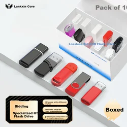 Lankxin USB Flash memorija, 2GB, USB 2.0, 10 komada, Višebojna