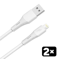 Kabl AVAX CB4302 2X / USB-A to Lightning / 12W / 1.5 m / White