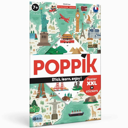 Edukativni poster s nalepnicama Otkrića: Svetska Turneja 7+